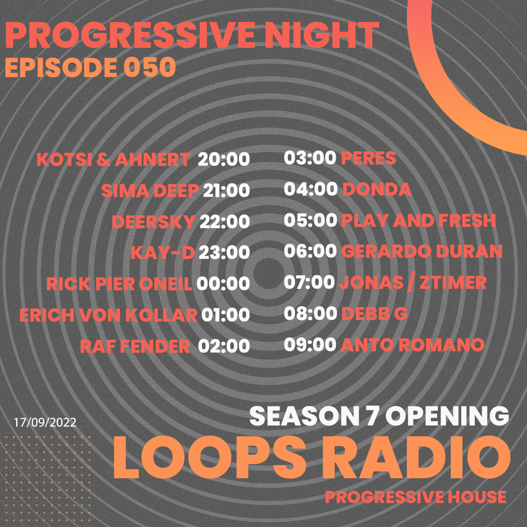 Progressive Night Episode 050 – Season 7 OPENING